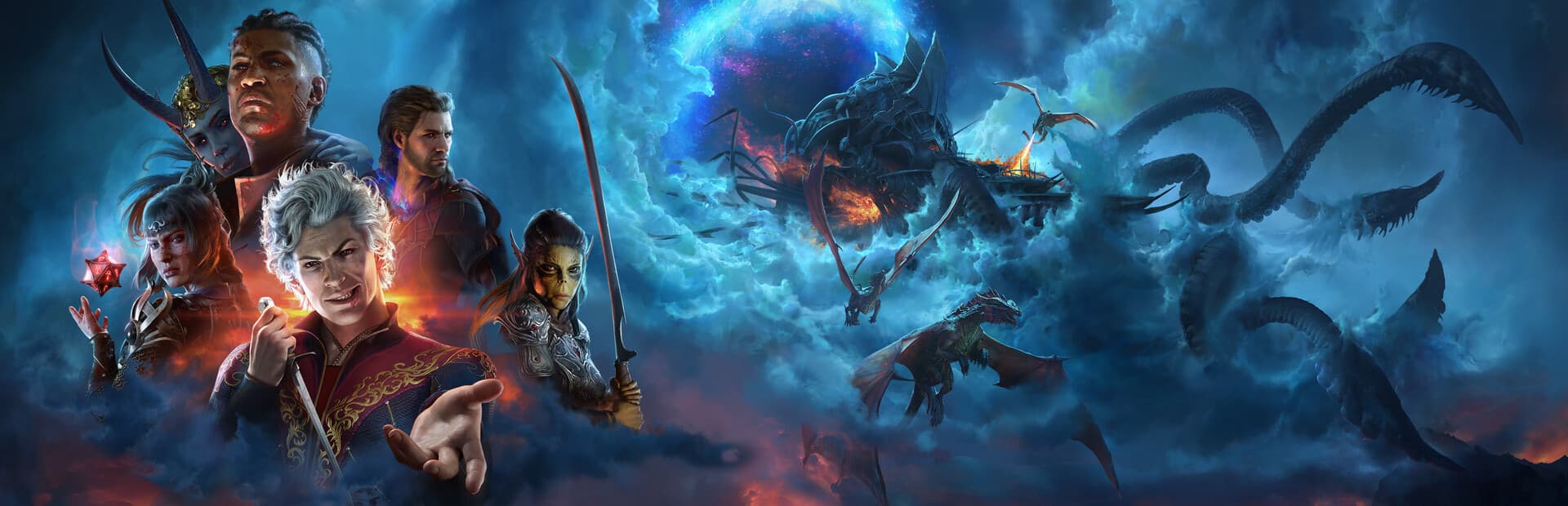 Baldur's Gate 3 key art